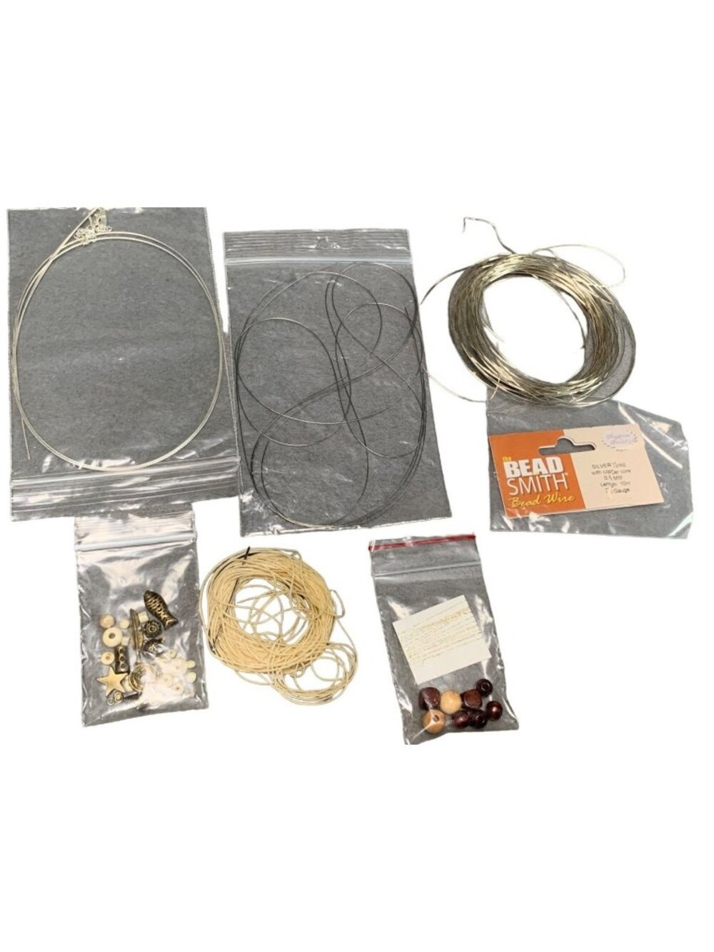 Jewelry Making Kit: Beadsmith Bead Wire Beads Cords & Findings